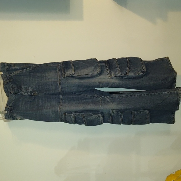 Diesel straight jeans 1996 d-sire 0njan size 28 baggy wide leg cargo Y2K style - Picture 1 of 16